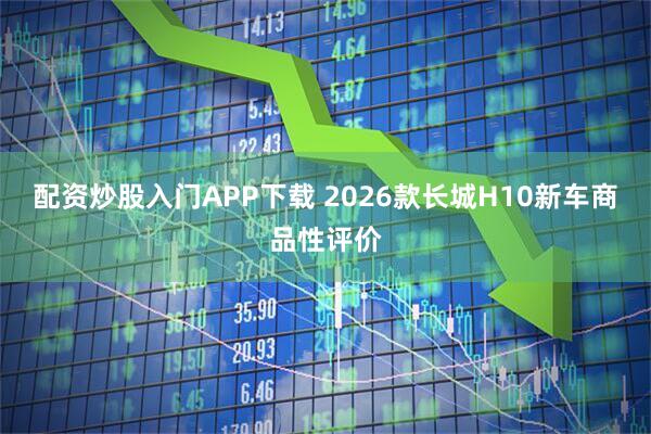 配资炒股入门APP下载 2026款长城H10新车商品性评价